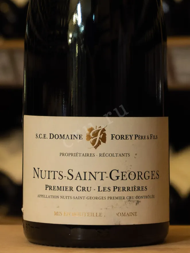 В магазине Крю Профи Nuits-Saint-Georges 1-er Cru Domaine Forey Pere et Fils  Les Perrieres 2015 0.75 л