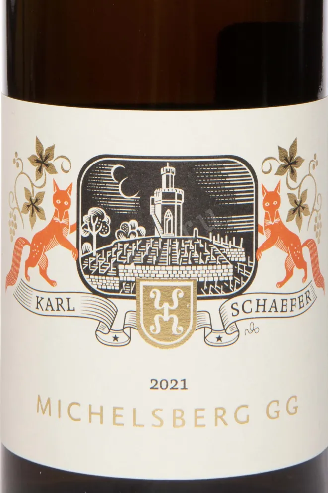 Этикетка Karl Schaefer Durkheimer Michelsberg Riesling GG 2021 0.75 л