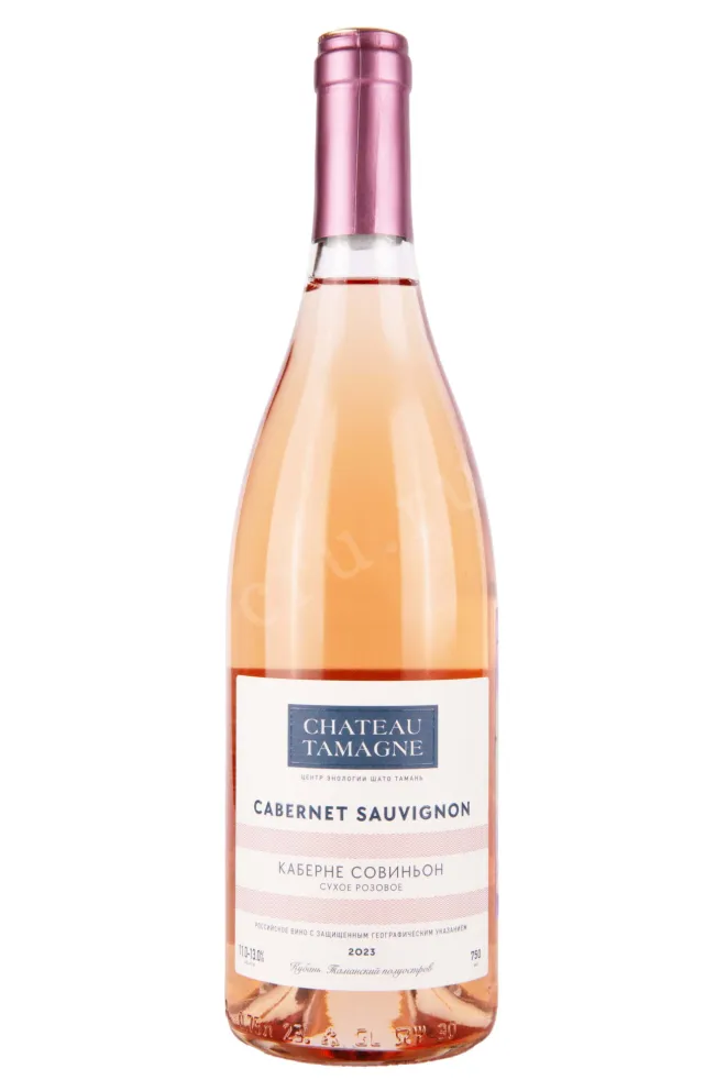 Вино Шато Тамань Каберне Совиньон сухое розовое 2023 0.75 л