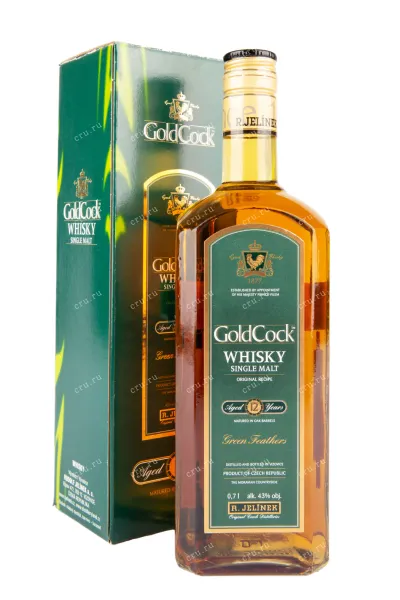 Виски Gold Cock gift box  0.7 л