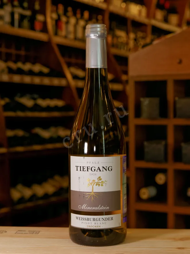 В магазине Крю Профи Tiefgang Weissburgunder Mineralstein 2021 0.75 л