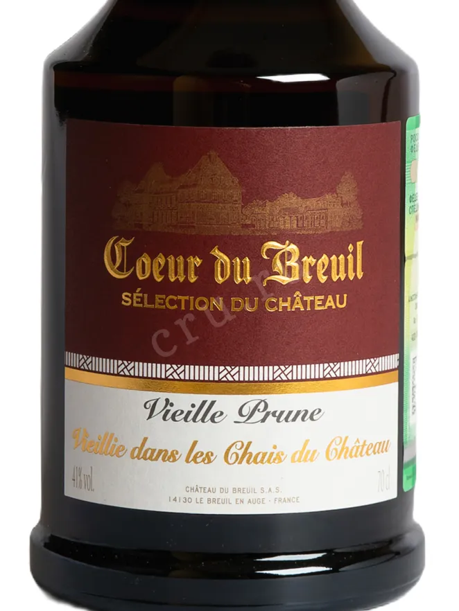 Этикетка Chateau du Breuil Vielle Pruine in gift box 0.7 л