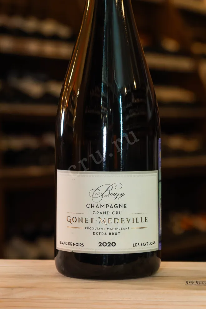 В магазине Крю Профи Gonet-Medeville Bouzy Les Savelons Blanc de Noirs Grand Cru 2020 0.75 л