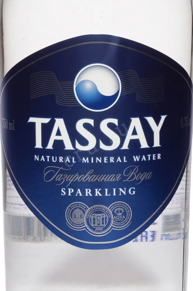 Этикетка Tassay Glass Bottle Sparkling 0.75 л