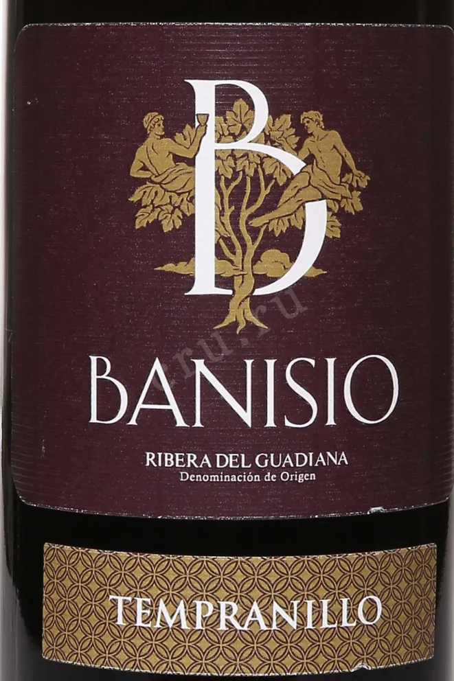 Этикетка Banisio Tempranillo 2022 0.75 л