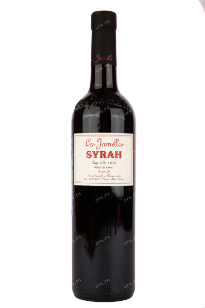 Вино Les Jamelles Syrah 2021 0.75 л