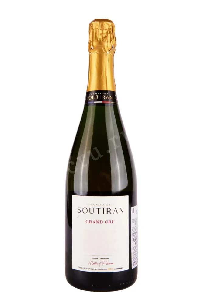 Шампанское Soutiran Grand Cru Brut Rose 2020 0.75 л
