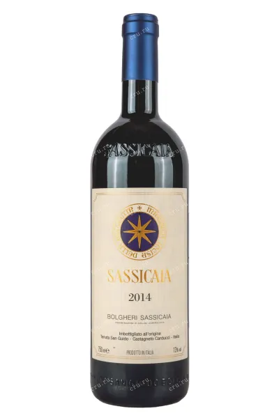 Вино Sassicaia Bolgheri 2014 0.75 л