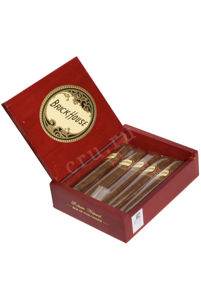 Коробка с сигарами Brick House Robusto Natural