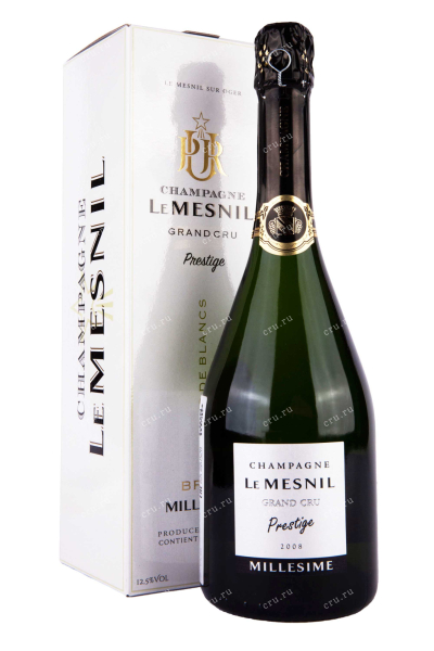 Шампанское Le Mesnil Grand Cru Prestige in gift box 2008 0.75 л