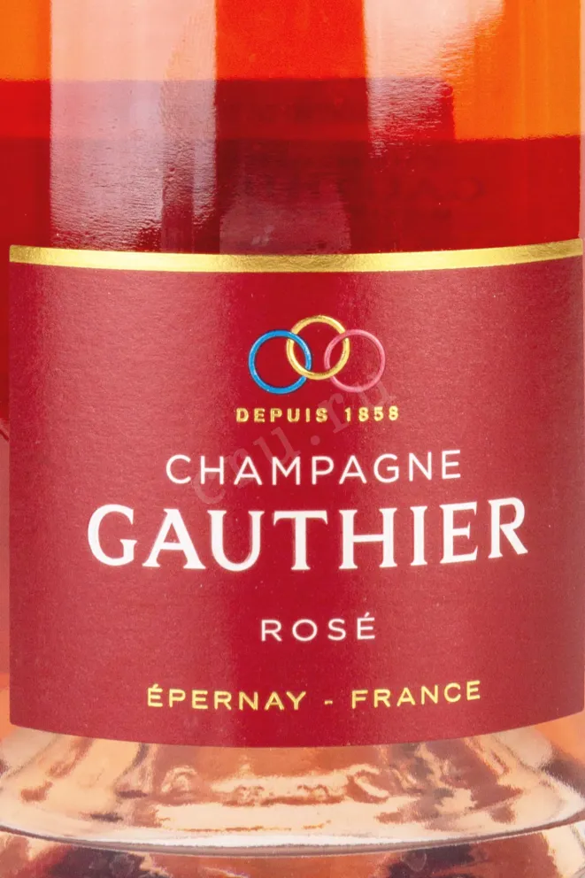 Этикетка Gauthier Rose gift box 2018 0.75 л
