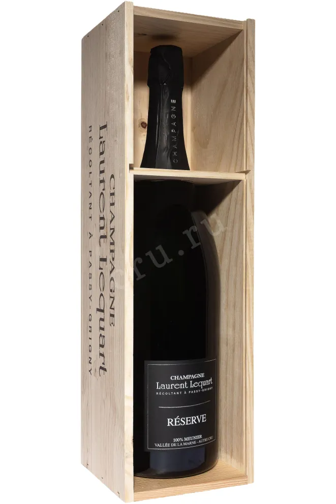 В деревянной коробке Laurent Lequart Reserve in gift box 2021 3 л