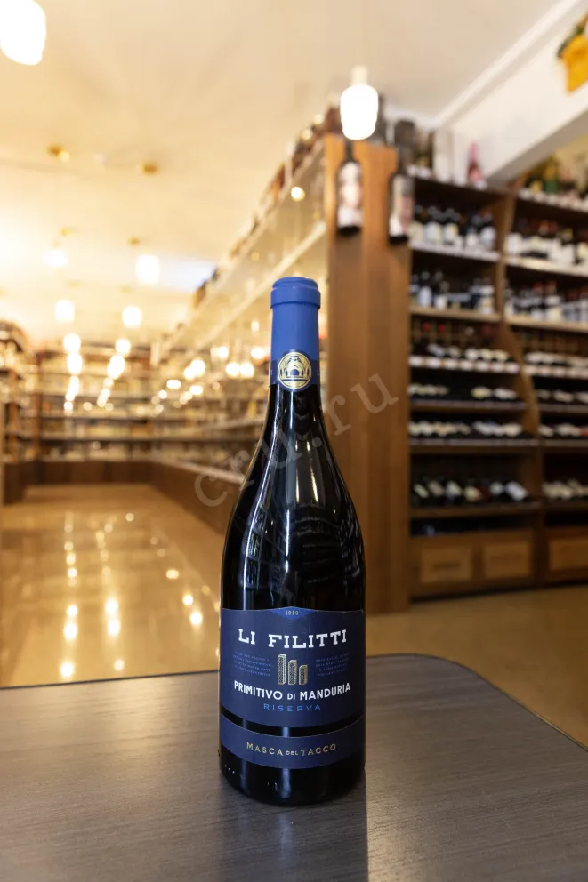 В магазине Крю Профи Li Filitti Primitivo di Manduria Riserva Masca del Tacco 2018 0.75 л