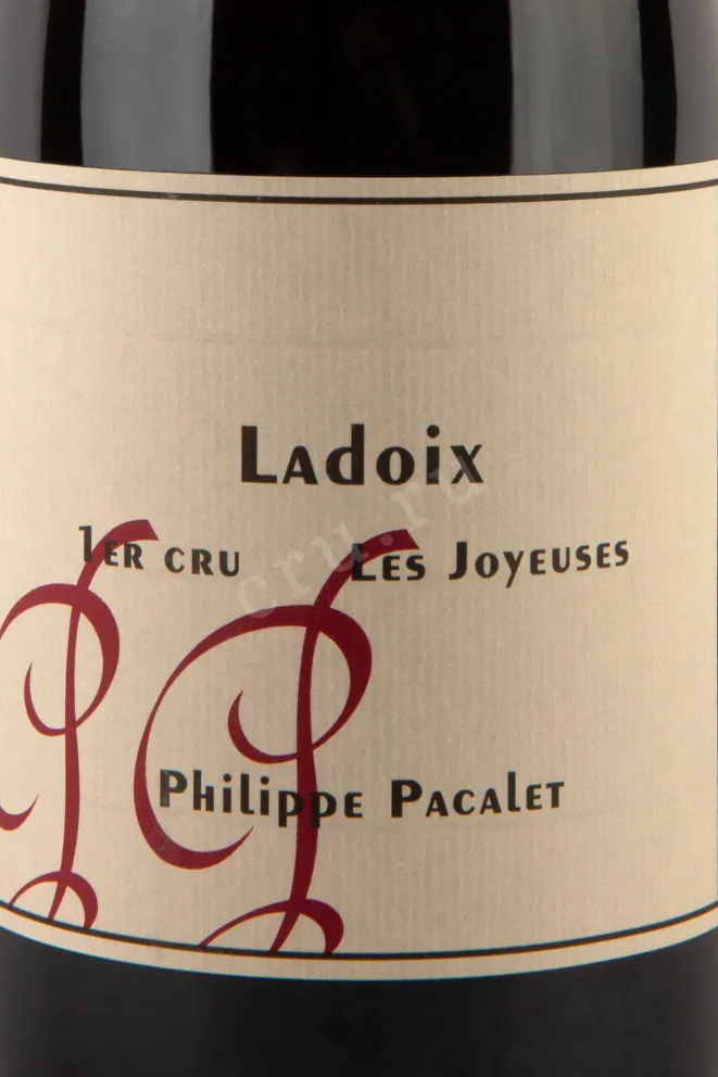 Этикетка Philippe Pacalet Ladoix Premier Cru Les Joyeuses 2018 0.75 л