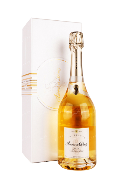 Шампанское Amour de Deutz Brut Blanc in gift box 2011 0.75 л