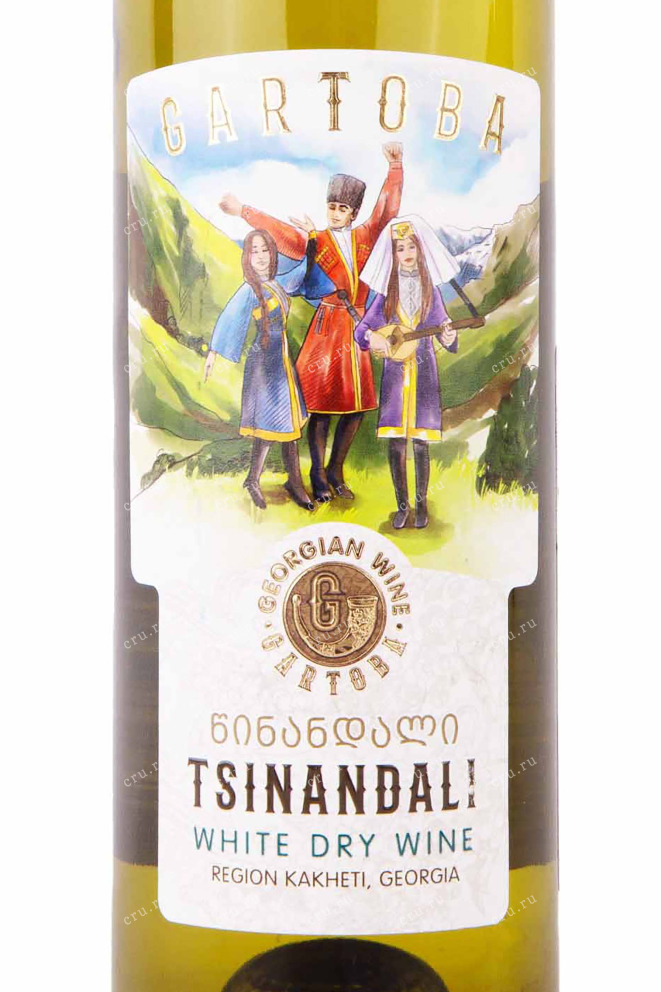 Вино Gartoba Tsinandali 2019 0.75 л