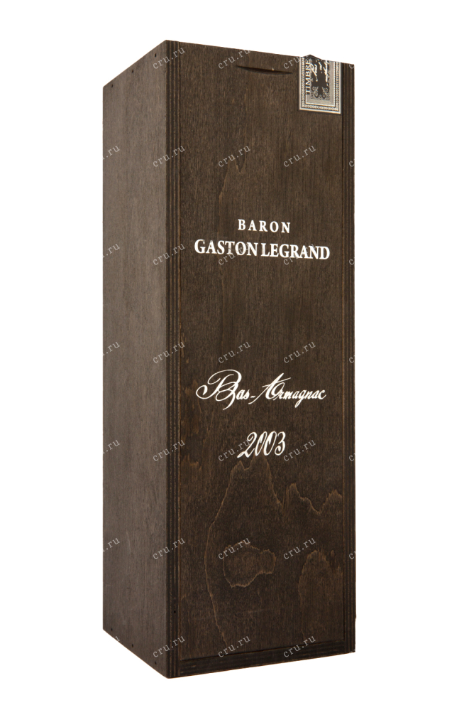 Деревянная коробка Baron Gaston Legran in giftbox 2003 0.7 л