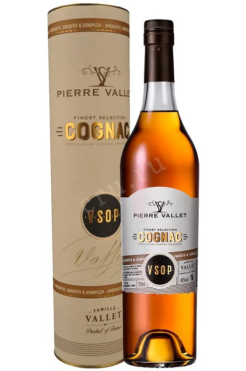 Коньяк Pierre Vallet V.S.O.P. in tube  0.7 л