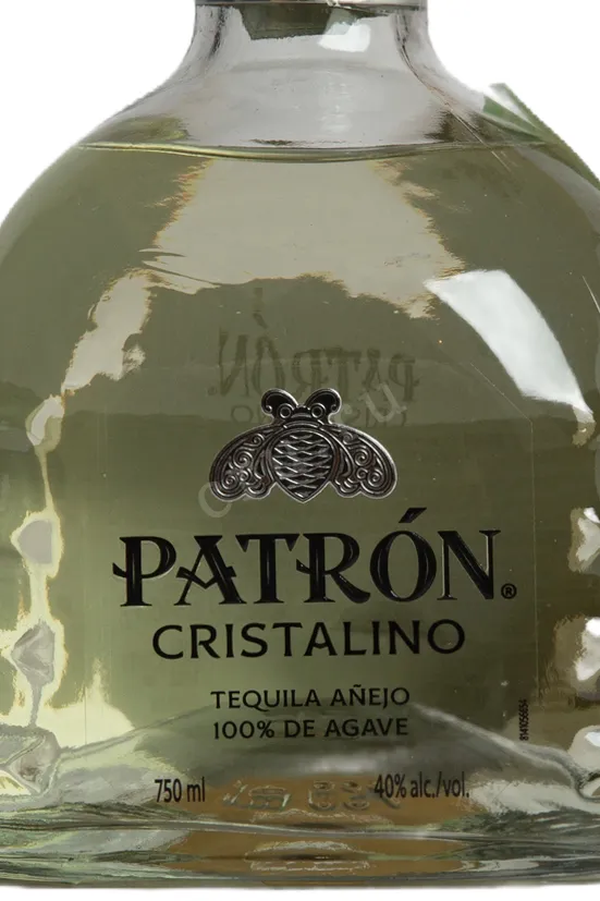 Этикетка Tequila Patron Cristalino 0.75 л