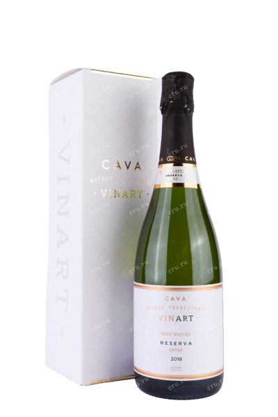 Игристое вино Cava Vinart Vintage Reserva gift box 2020 0.75 л