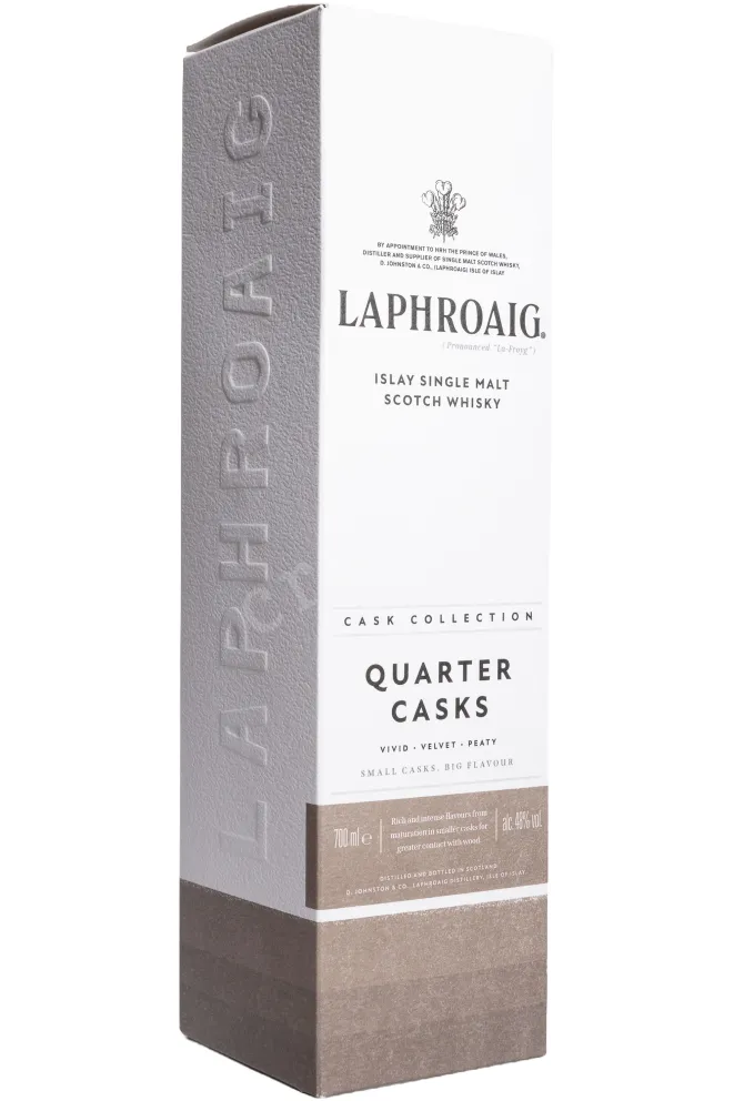 Подарочная коробка Laphroaig Quarter Cask 0.7 л