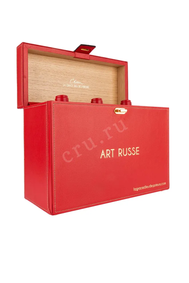 Набор вин Chateau La Grace Dieu Des Prieurs Art Russe Saint-emilion Grand Cru Set of 3 bottles in gift box 2014 0.75 л