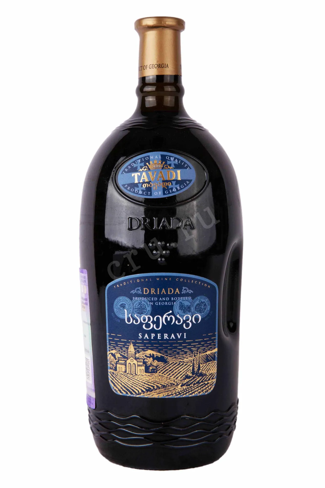 Фото — Вино Tavadi Saperavi 2020 1.5 л