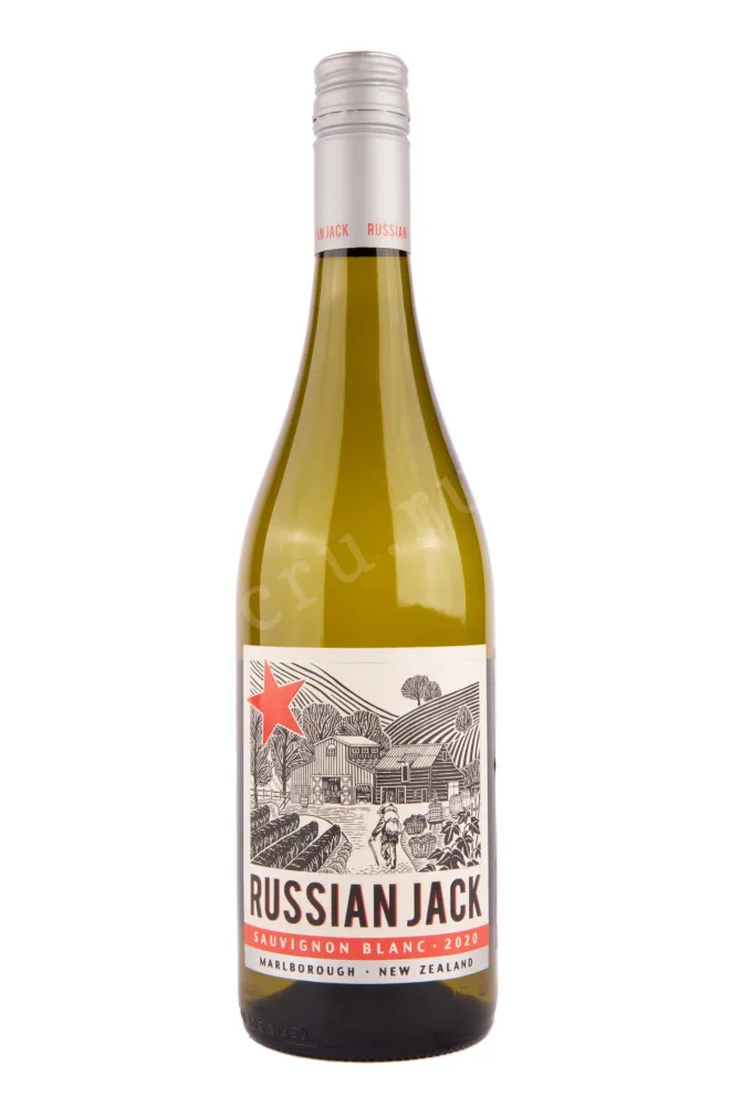 Вино Russian Jack Sauvignon blanc Marlborough 2021 0.75 л