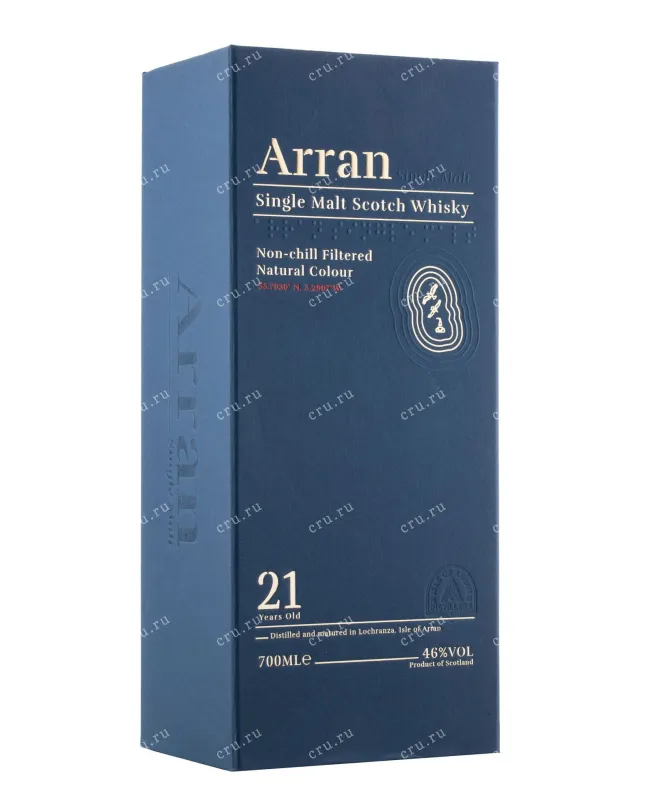 Виски Arran 21 years  0.7 л