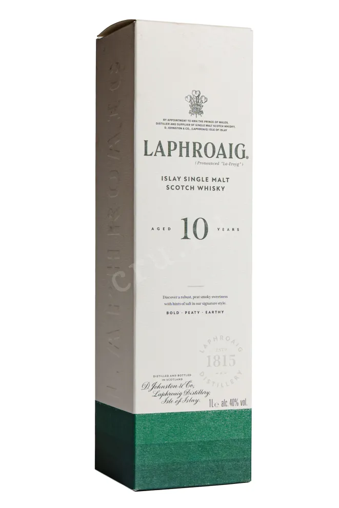 Подарочная коробка Laphroaig 10 Years Old in gift box 1 л