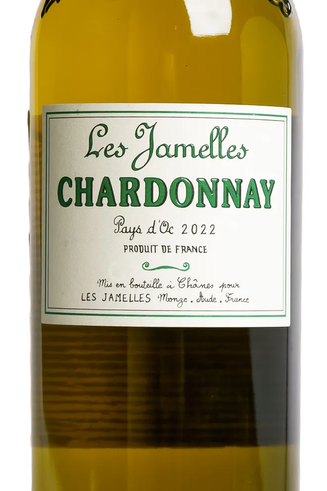 Этикетка Les Jamelles Chardonnay 2023 0.75 л