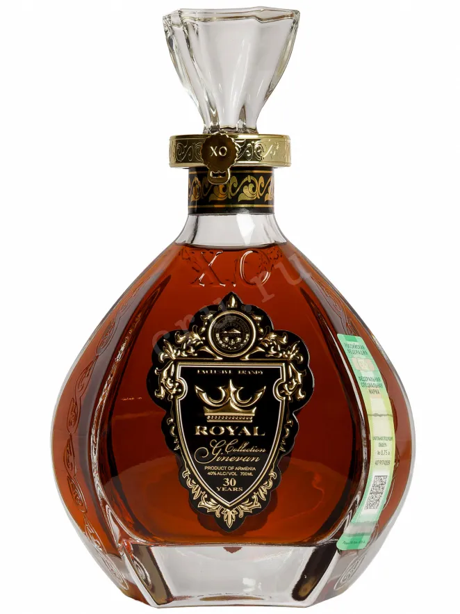 Бутылка Ginevan Royal Collection Gold 30 years in gift box