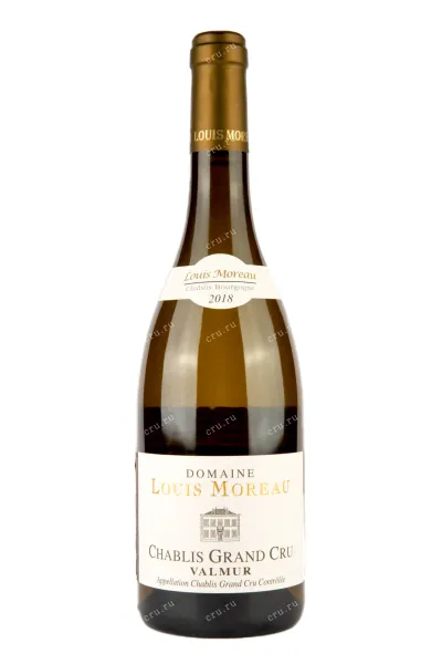 Вино Chablis Grand Cru AOC Valmur 2018 0.75 л