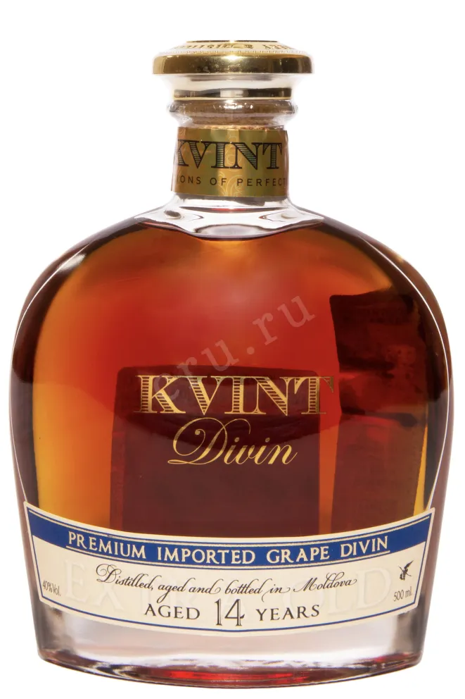Бутылка Kvint Divin 14 Years in gift box 2006 0.5 л