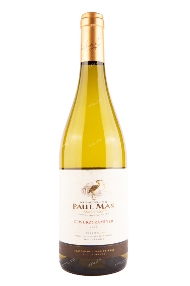 Вино Paul Mas Gewurztraminer Pays d'Oc 2022 0.75 л