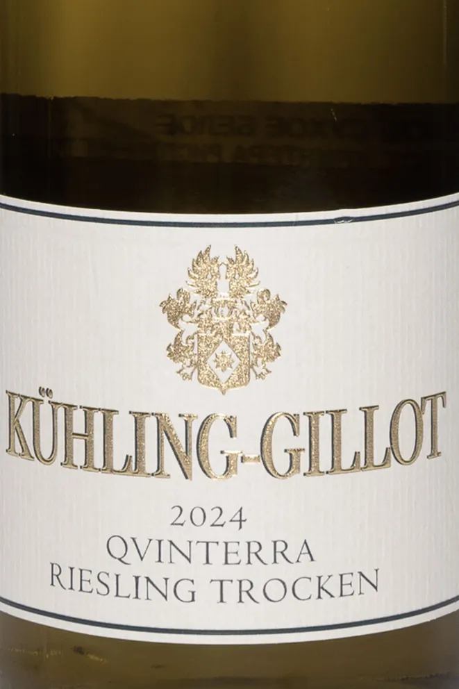 Этикетка Raynkhessen Kuhling Gillot Qvinterra Riesling Trocken 2024 0.75 л
