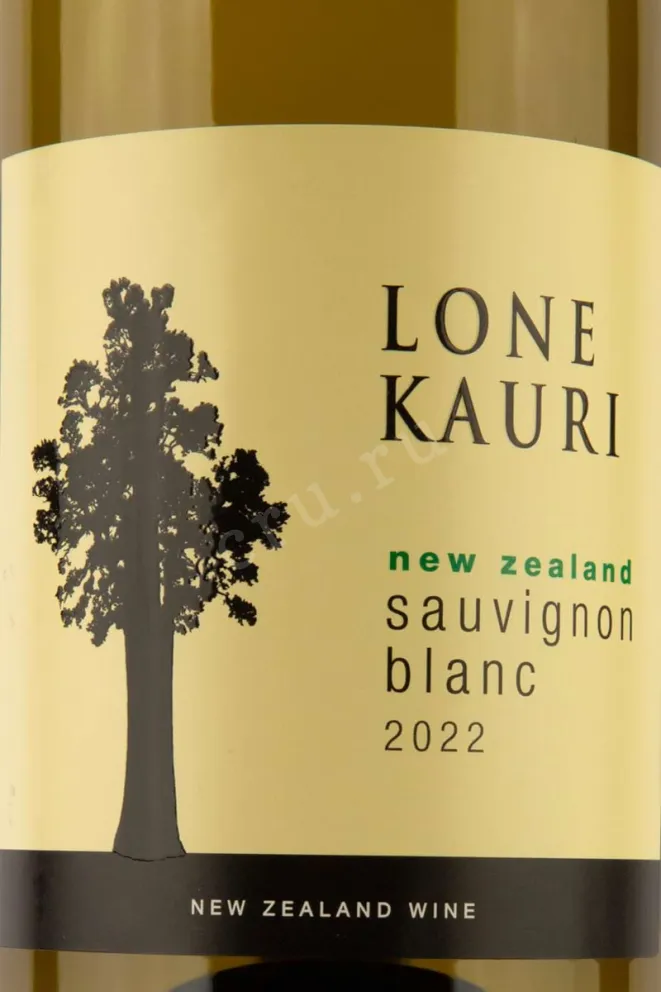 Этикетка Lone Kauri Sauvignon Blanc 0.75 л