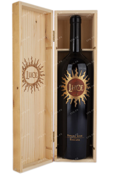 Вино Luce della Vite in wooden box 2018 1.5 л