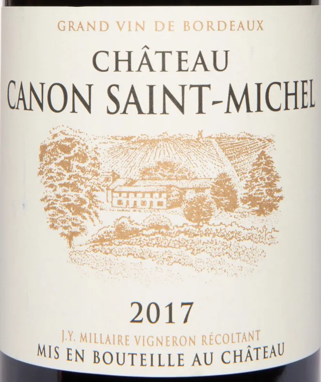 Этикетка Chateau Canon Saint-Michel Canon Fronsac AOC 2017 0.75 л