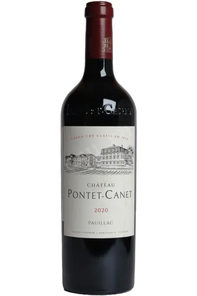 Вино Chateau Pontet Canet Pauillac 2020 0.75 л