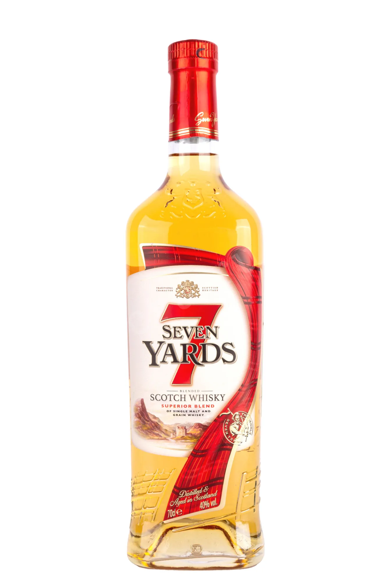 Фото — Виски Seven Yards Blended  0.7 л
