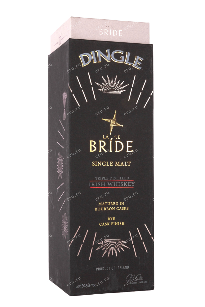 Подарочная коробка Dingle La Le Bride Single Malt 7 years Old in gift box 0.7 л