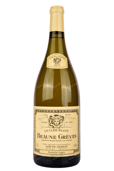 Вино Louis Jadot Beaune Greves Le Clos Blanc 1-er Cru AOC 2015 1.5 л