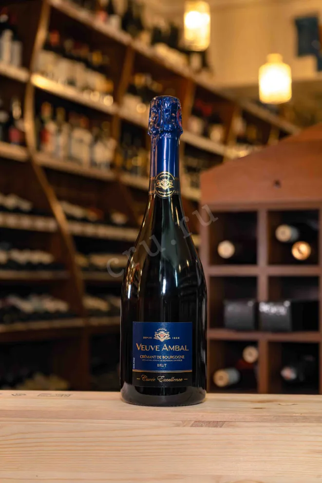 В магазине Крю Профи Veuve Ambal Cuvee Excellence Brut Cremant de Bourgogne 2022 0.75 л