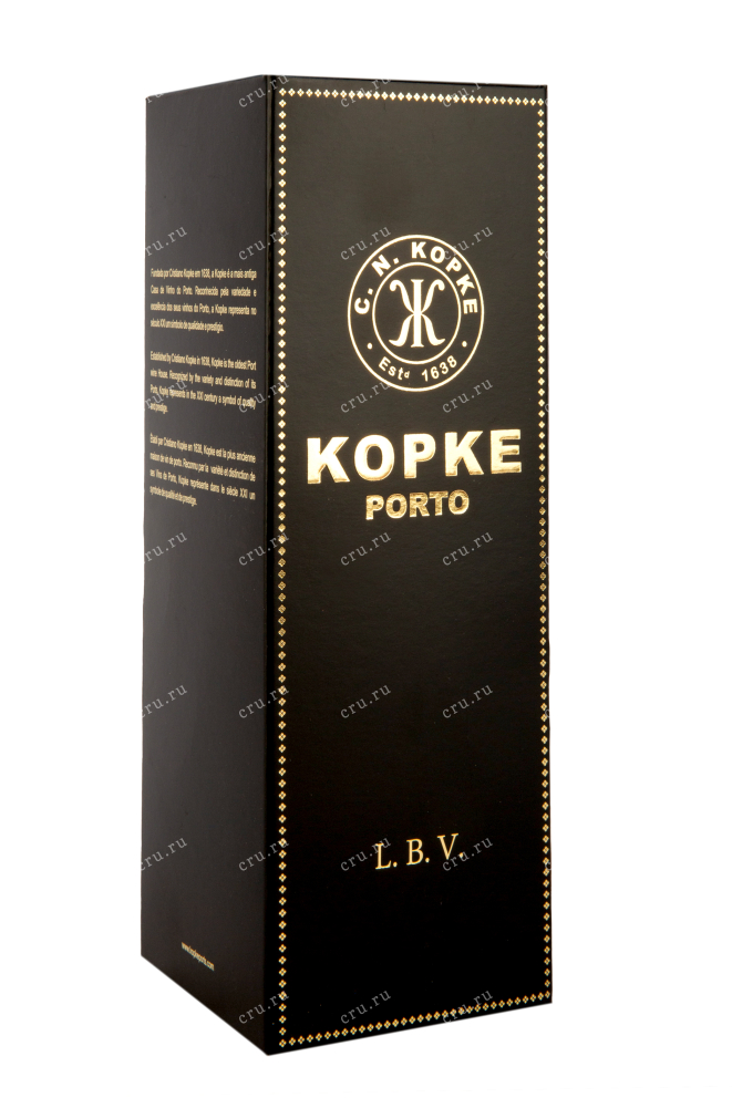 Подарочная упаковка портвейна Kopke Late Bottled Vintage Porto 0,75