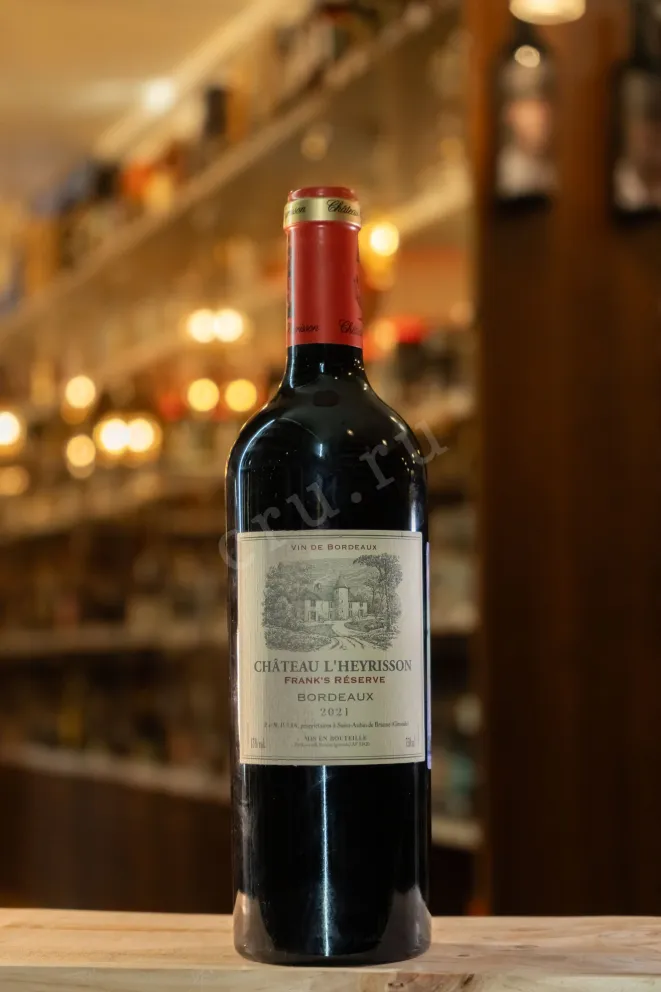 В магазине Крю Профи Chateau L'Heyrisson Frank Reserve 2021 0.75 л