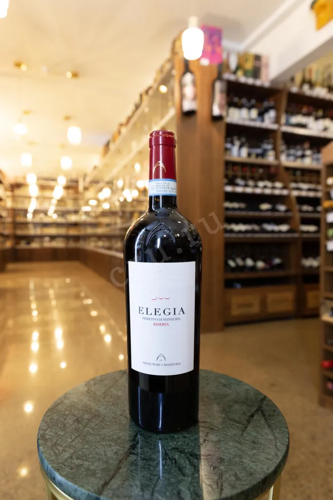 В магазине Крю Профи Elegia Primitivo di Manduria Riserva 2021 0.75 л