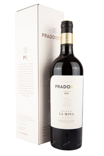 Вино Pradorey Finca La Mina Reserva gift box 2016 0.75 л