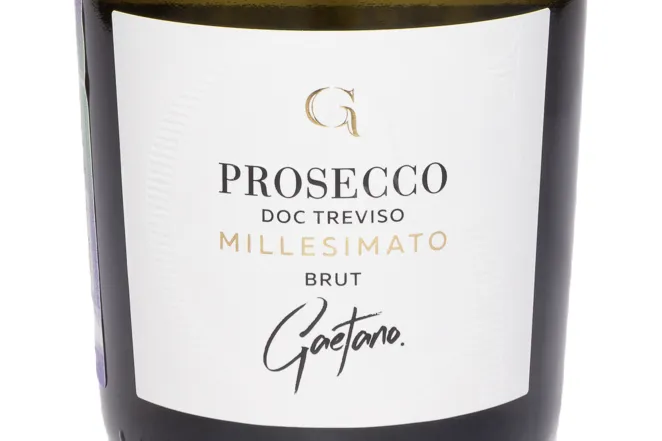 Этикетка Gaetano Prosecco Treviso Millesimato DOC 2023 0.75 л