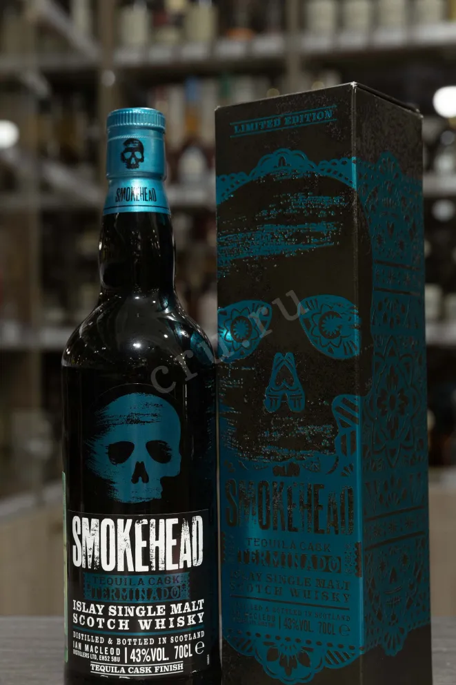 В магазине Крю Профи Smokehead Terminado Tequila Cask in gift box 0.7 л